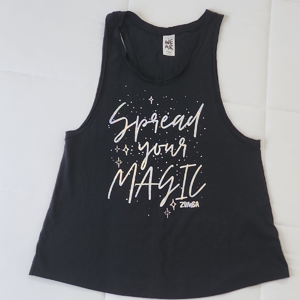 Zumba Fitness Black Tank Top - Spread Your Magic